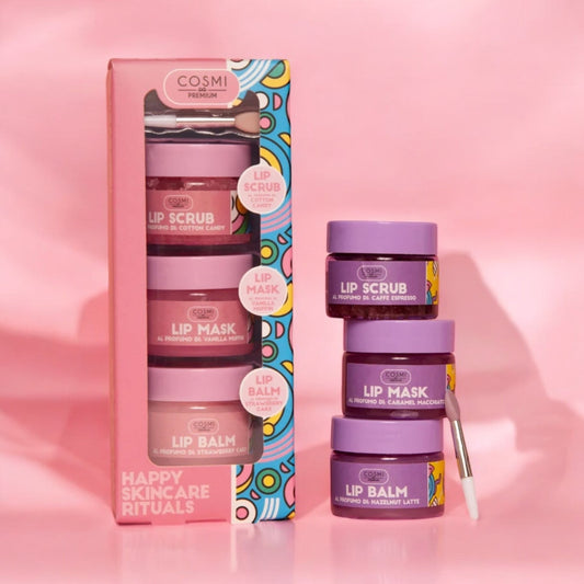 Skincare pour lèvres 4 pièces