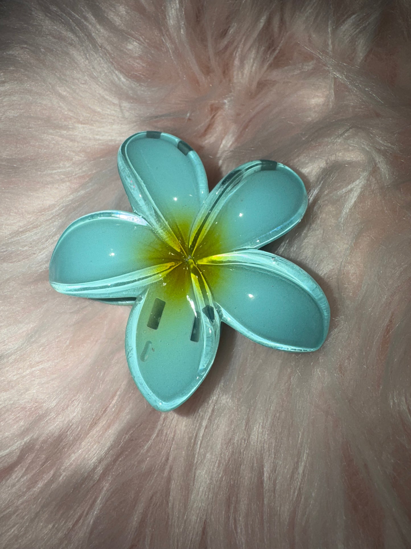 Grande pince à cheveux 1 fleur HAWAIEN