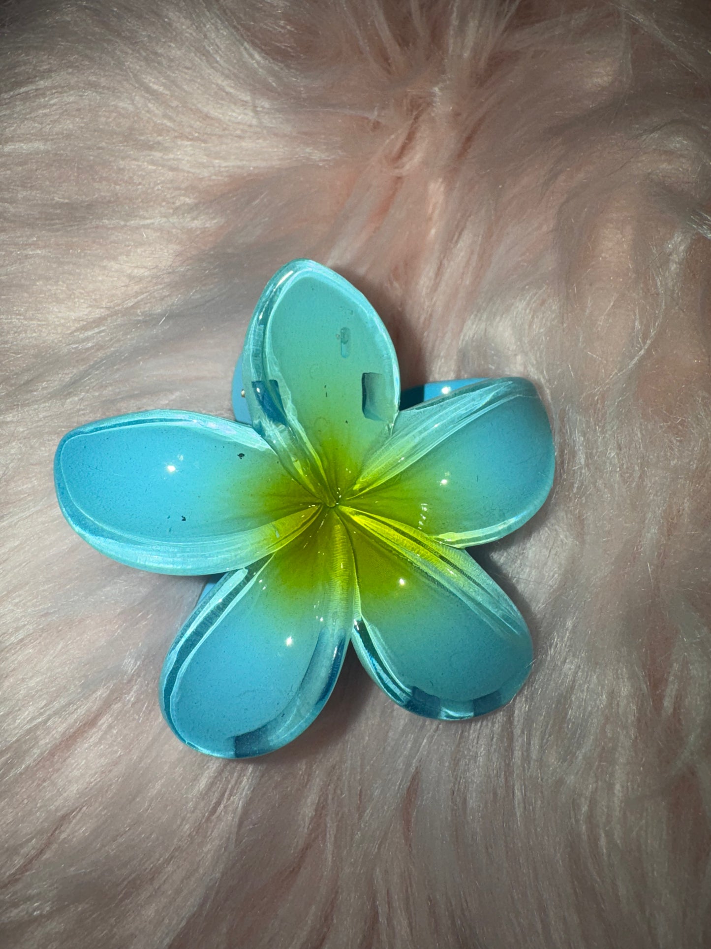 Grande pince à cheveux 1 fleur HAWAIEN