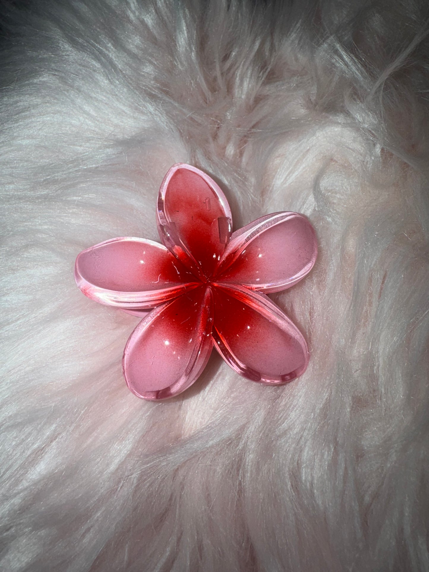 Grande pince à cheveux 1 fleur HAWAIEN