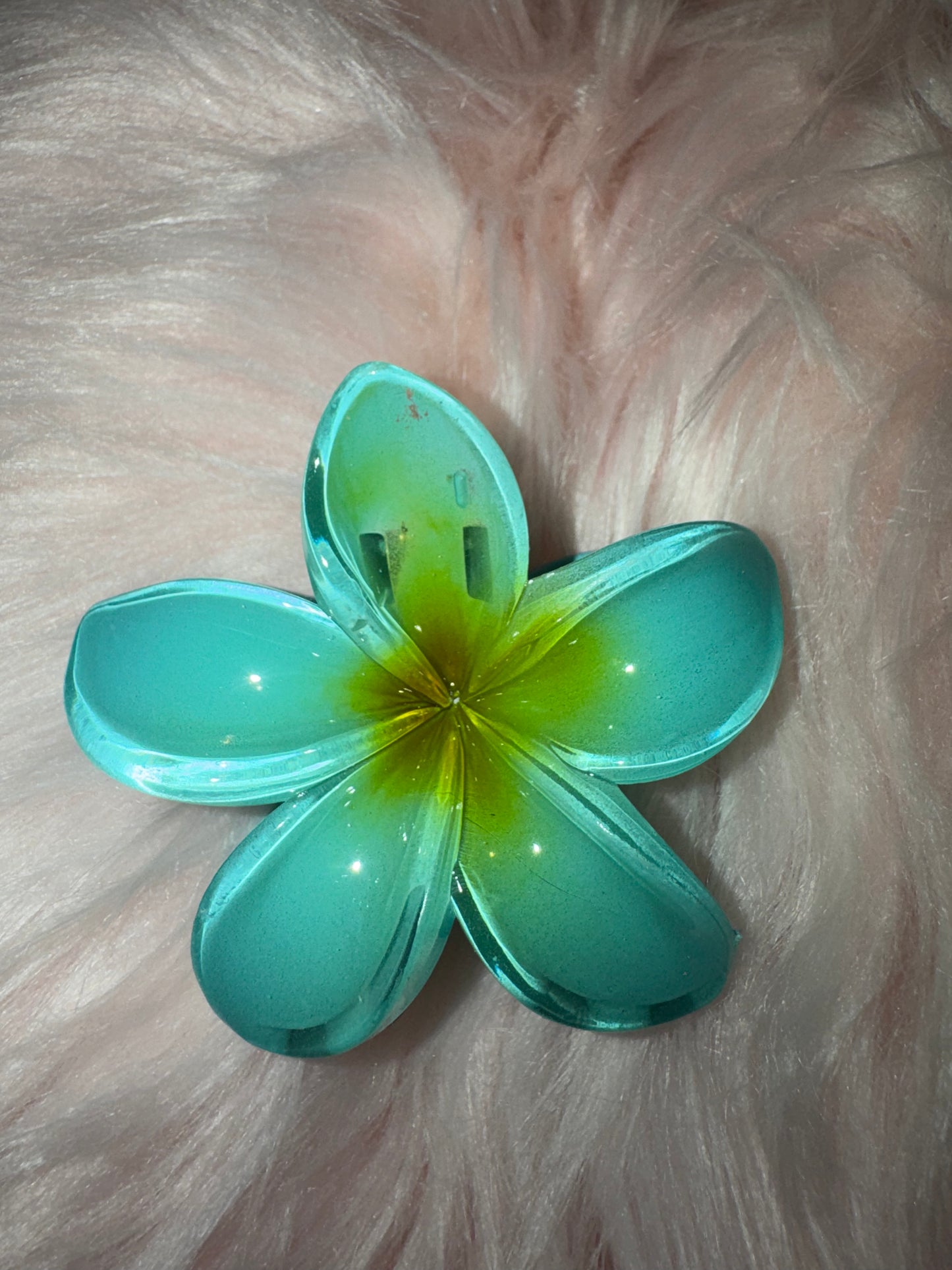 Grande pince à cheveux 1 fleur HAWAIEN