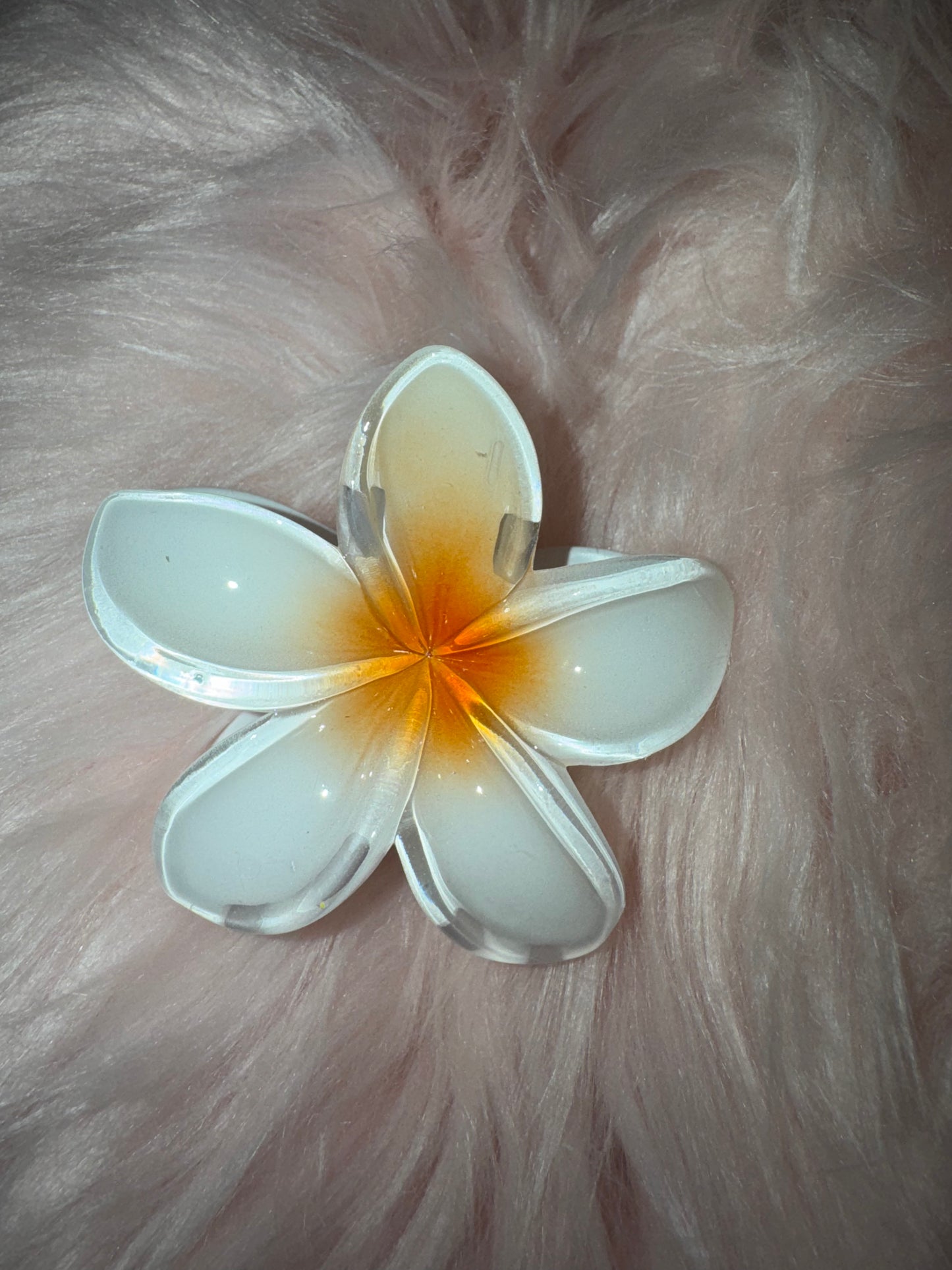 Grande pince à cheveux 1 fleur HAWAIEN