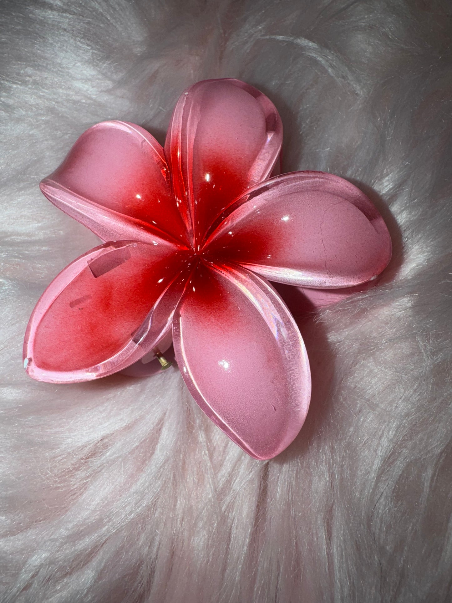 Grande pince à cheveux 1 fleur HAWAIEN