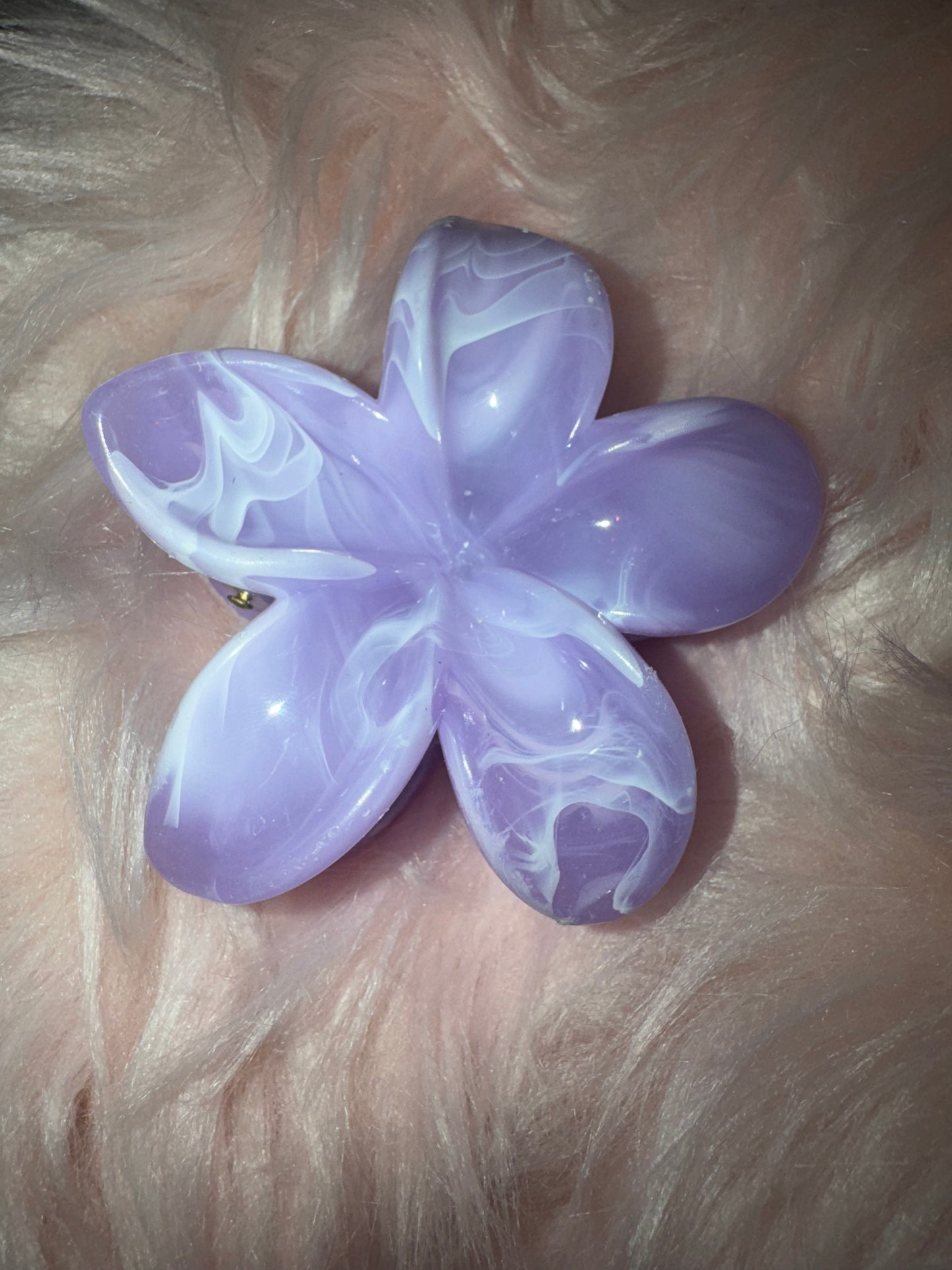 Grande pince 1 fleur plusieurs couleurs